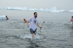 The coldest polar plunge on the planet!